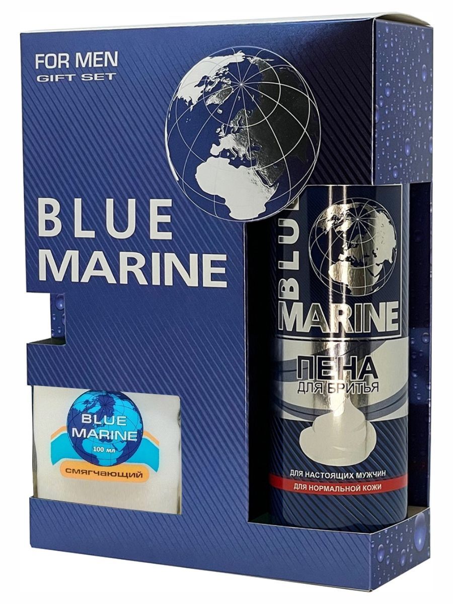 Фестива ПН 85 Blue Marine SPORTмужской (Бальзам п/бритья100мл+Пена д/бритья 200мл)