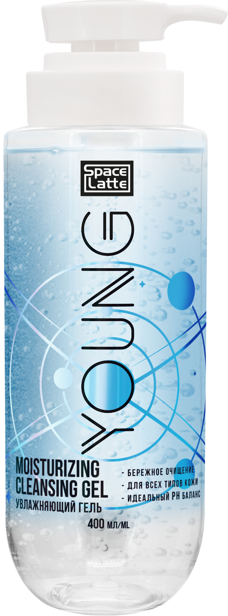 Space.latte YOUNG Увлажняющий гель для умывания 400мл