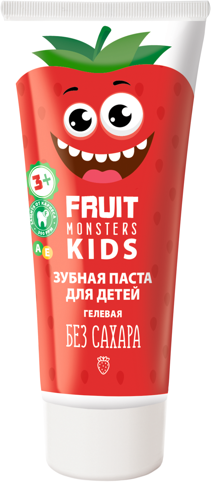 ФРУТОМОНСТРЫ Зубная паста детская Клубника, 60 мл