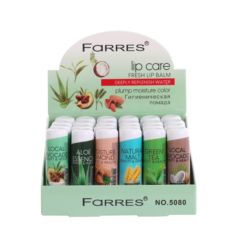 Farres Гигиеническая помада "Avocado" 24шт