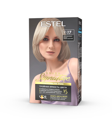 ESTEL COLOR Signature Стойкая крем-гель  д/в тон 9/17 Шёлковая вуаль