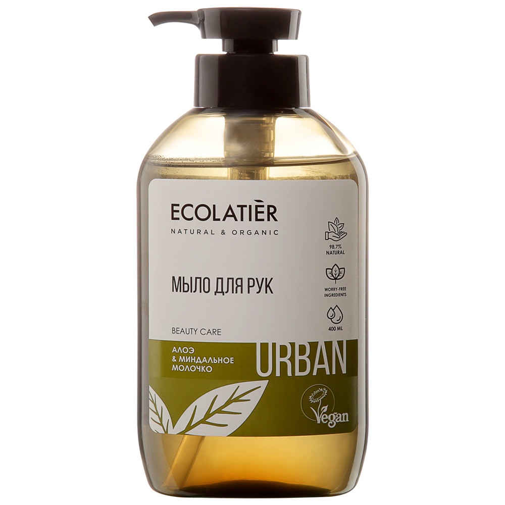 ECL Жидкое мыло д/рук алоэ & миндальное молочко 400 мл