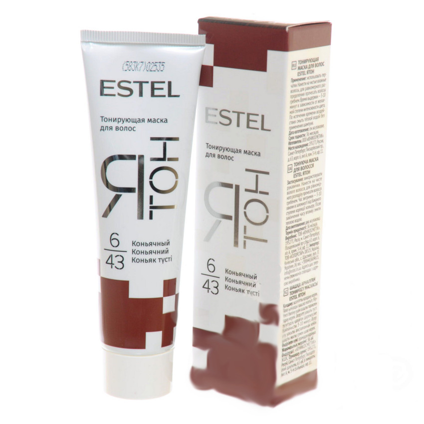 ESTEL ЯТОН Тонирующая маска д/волос 6/43 коньячный