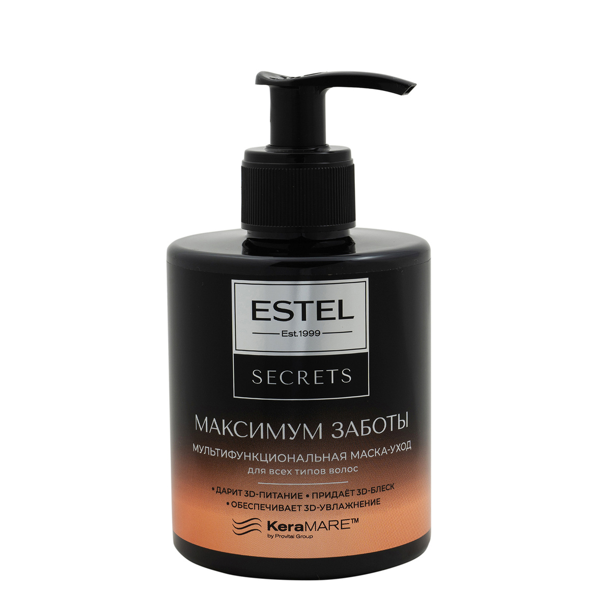 ESTEL"SECRETS" МАКСИМУМ ЗАБОТЫ"Мультифункц-ая маска-уход д/всех тип.волос 275мл