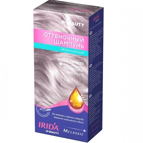IRIDA-Шампунь оттен. Жемчужный 75м