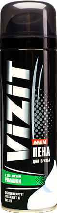 Пена для бритья Визит с ромашкой 225мл /12шт в кор