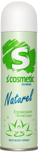 Дезодорант для тела S'cosmetic Гармония природы (жен) 145мл