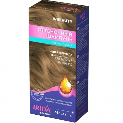IRIDA-Шампунь оттен. Темно-русый 75м