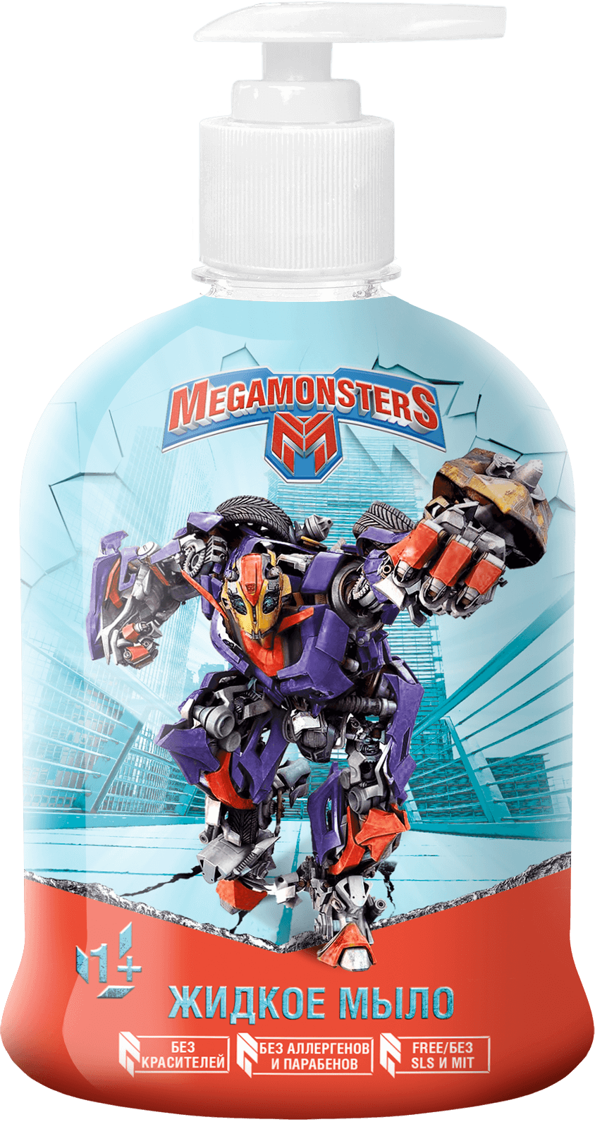 МЕГАМОНСТРЫ Жидкое мыло 490мл