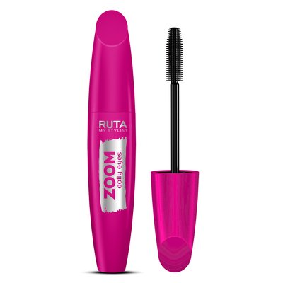 Рута Тушь д/ресниц ZOOM Dolly Eyes(РОЗОВАЯ)