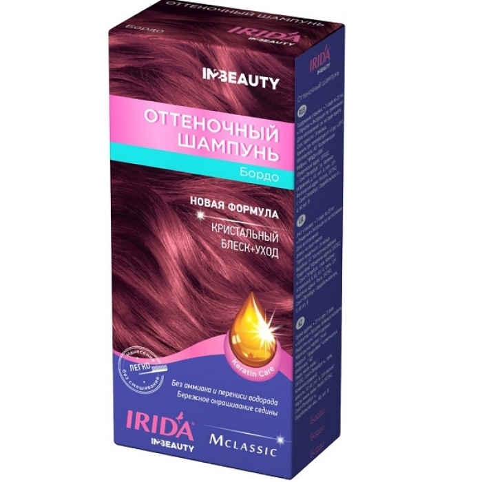 IRIDA-Шампунь оттен. Бордо 75м