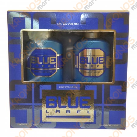 ФестиваПН BLUE LABEL мужской (Шампунь 250мл+Гель д/душа 250мл)