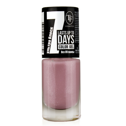 TF Лак для ногтей COLOR GEL 7 ДНЕЙ тон 284 Блестящий розовый