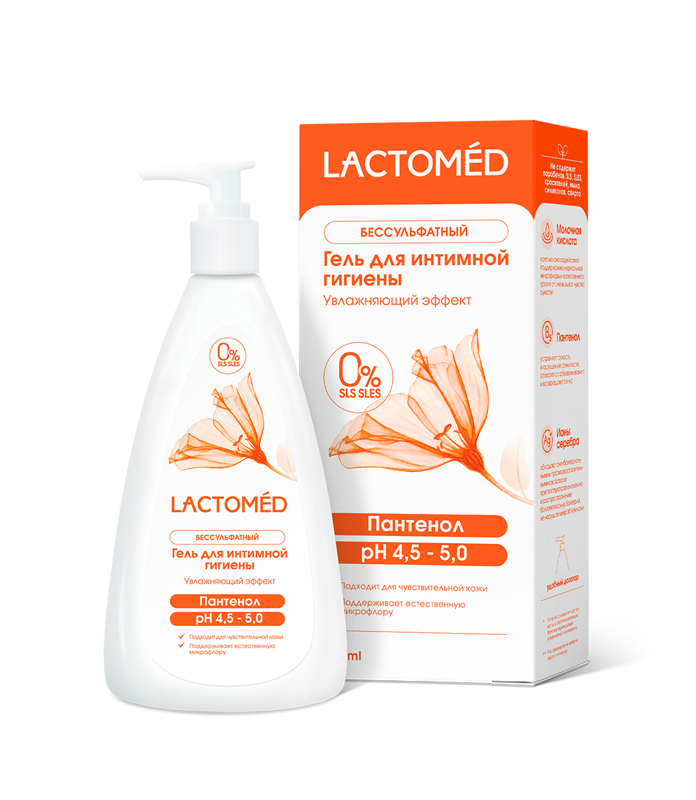 Лактомед Гель д/интимной гигиены Увлажн.эффект 200мл