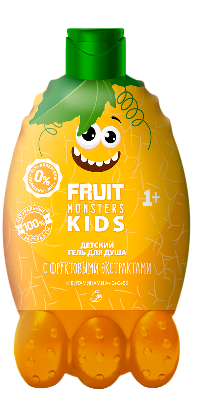 ФРУТОМОНСТРЫ Гель для душа детский Дыня, 400 мл