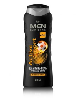 IRIS MEN Шампунь-гель муж. 2в1 Active Sport 400мл