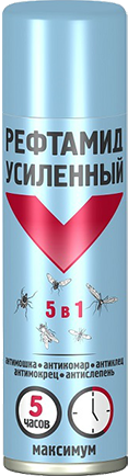 РЕФТАМИД Репелент Экстра Максимум (от кровососущих и клещей) 150мл /24шт в кор