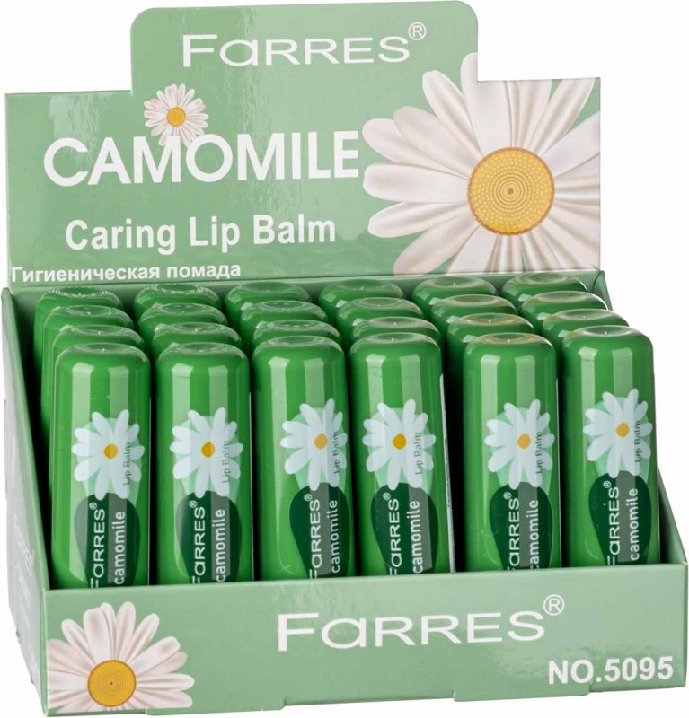 Farres Гигиеническая помада "Camomile (Ромашка)" 24шт