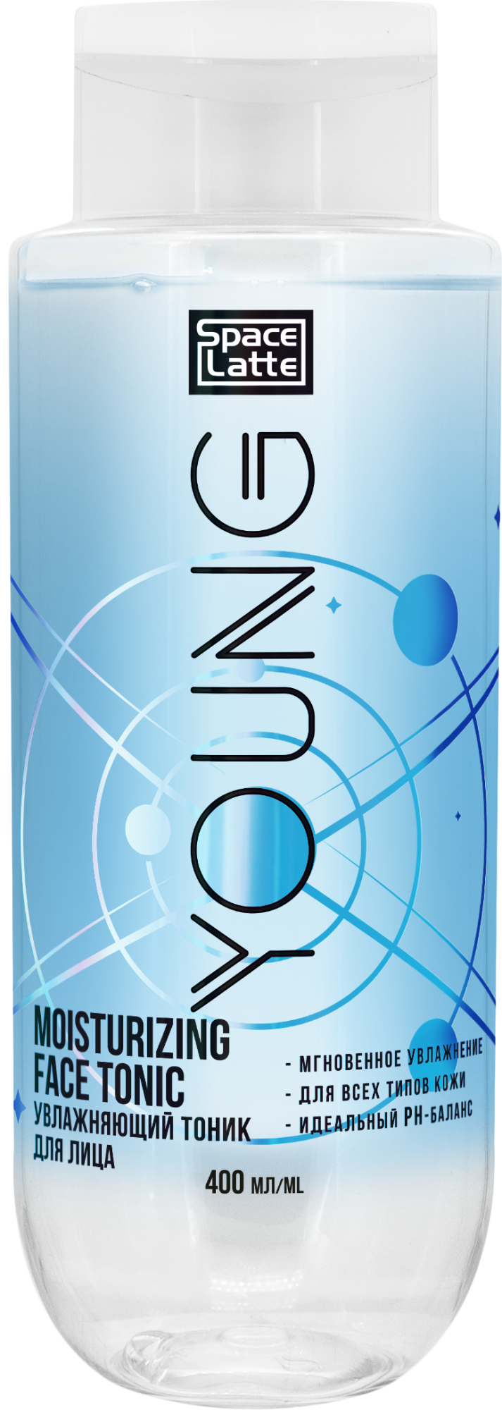 Space.latte YOUNG Увлажняющий тоник для лица 400мл