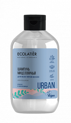 ECL Шампунь мицеллярный для всех типов волос кокос & шелковица 600 мл