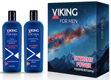 Viking: ПН EXTREME POWER (Шампунь для норм.волос300мл+Гель д/д300мл)
