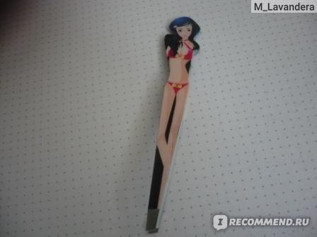 ELLIS Пинцет RP 023-1 фигурный с рис "Девушка"