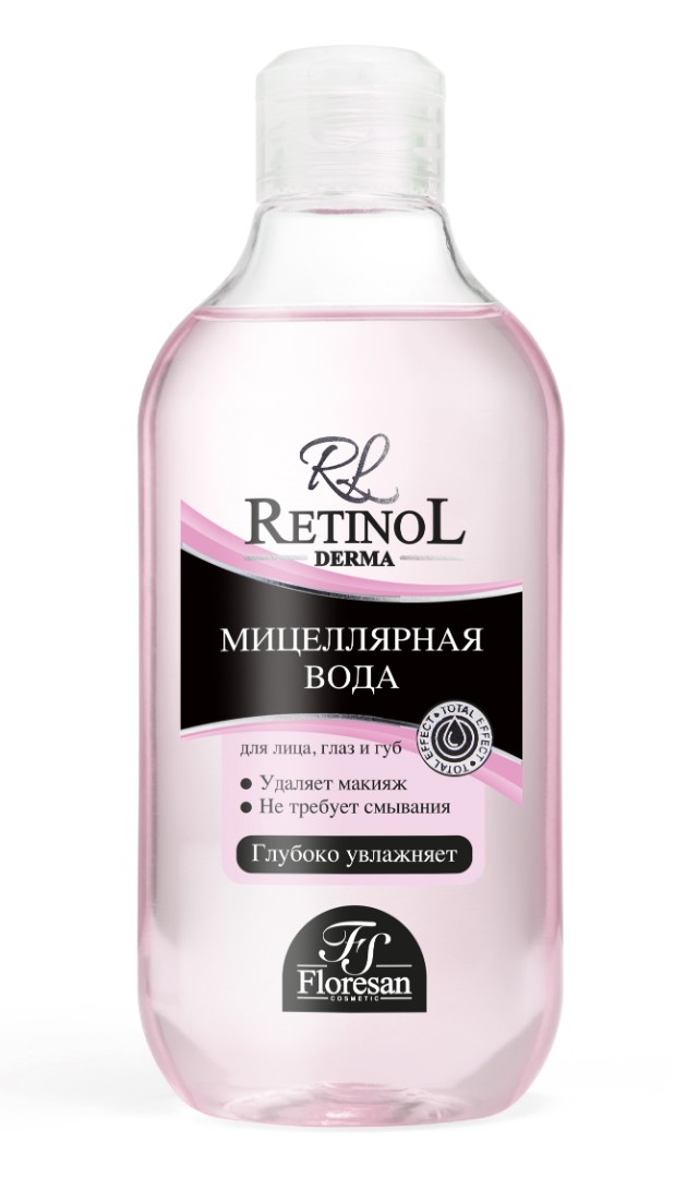 Ф RETINOL  Мицеллярная вода д/снятия макияжа с ретинолом 300 мл