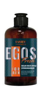 EGOS for men Лосьон после бритья успокаивающий Fresh 285мл/к16
