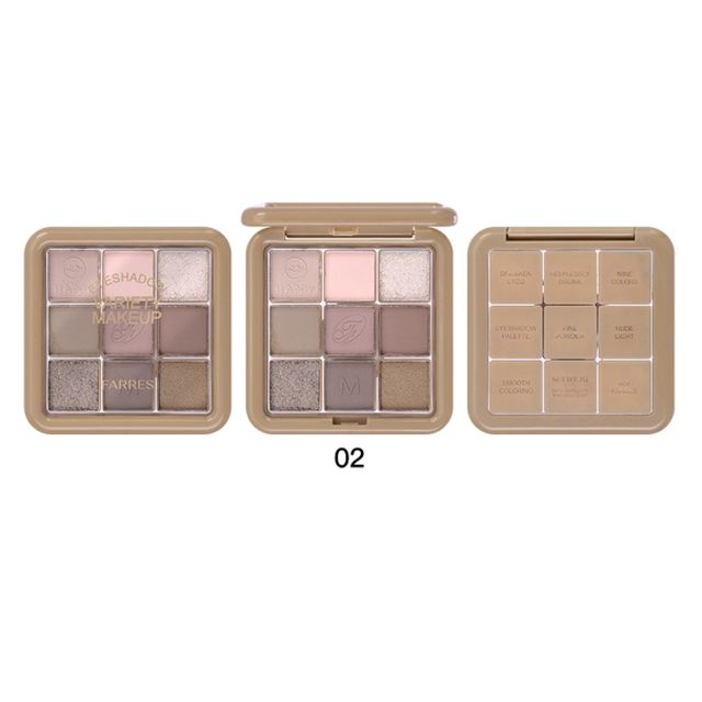 Farres Тени для век 1850 9 цветов VARIETY т.02
