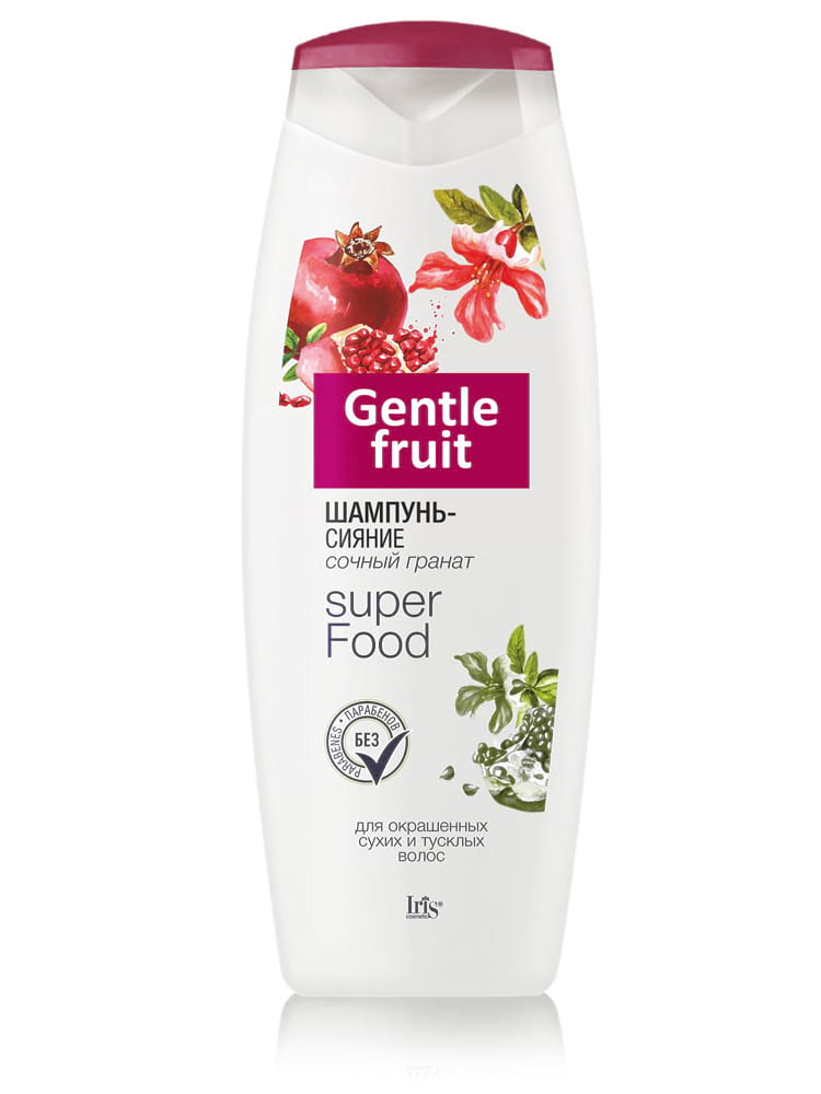 IRIS GENTLE FRUIT Шампунь-сияние Сочный гранат флакон 400мл