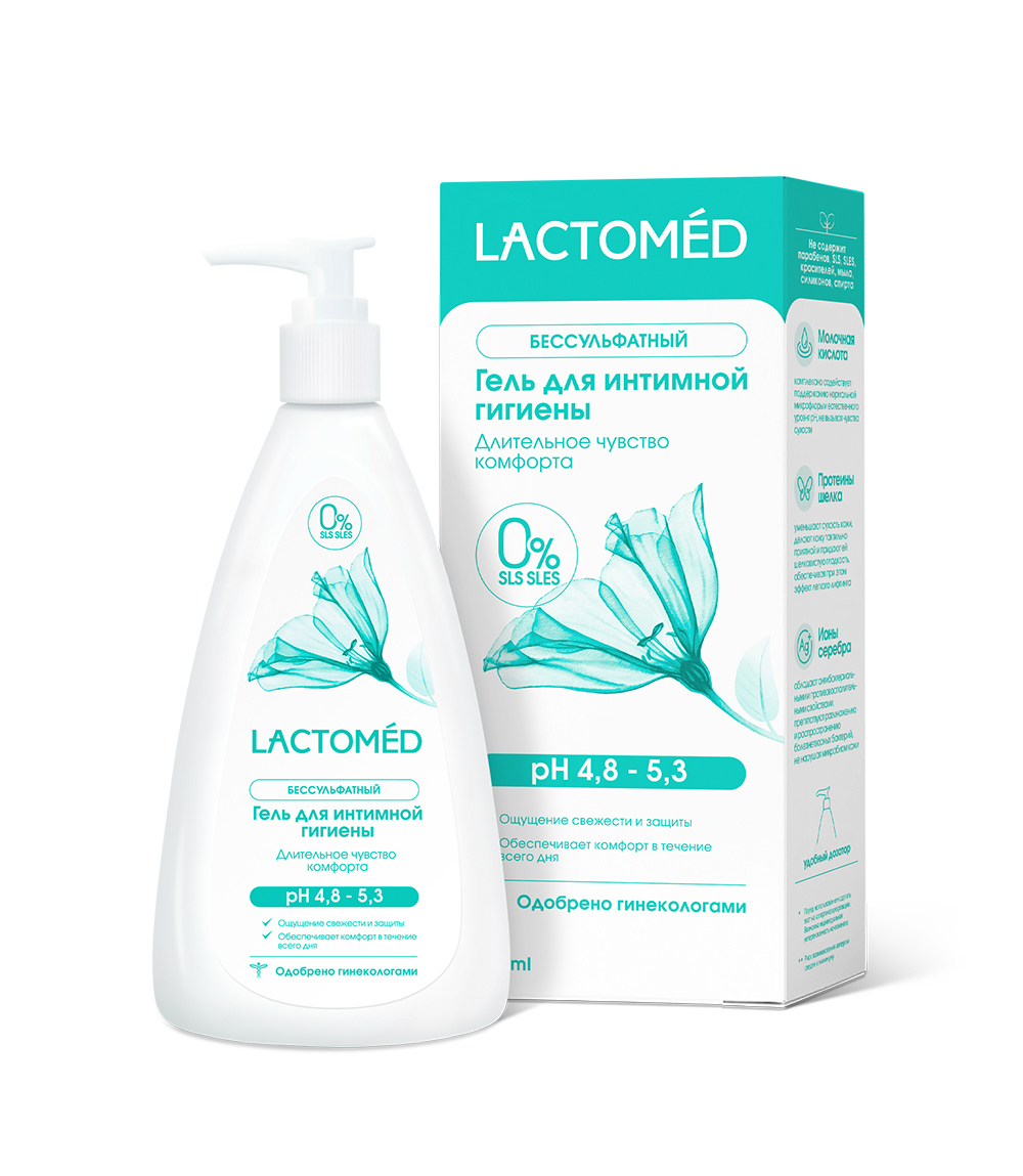 Лактомед Гель д/интимной гигиены Длительное чувство комфорта 200мл