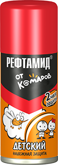 РЕФТАМИД Репелент 100мл от комаров и мошек Детский с 5лет