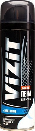 Пена для бритья Визит с ментолом 225мл /12шт в кор