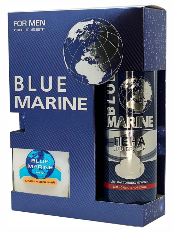 Фестива ПН 75 Blue Marine мужской (Бальзам п/бритья100мл+Пена д/бритья 200мл)