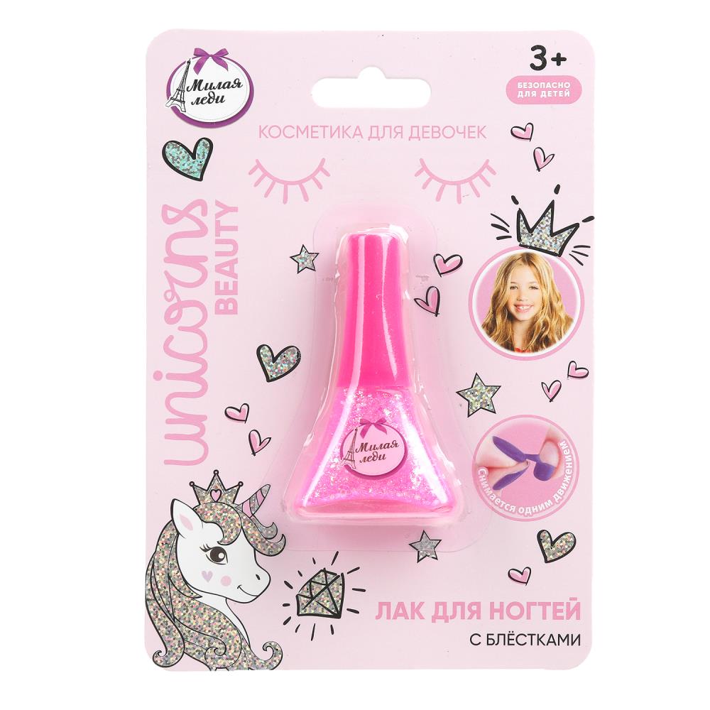 МИЛАЯ ЛЕДИ Лак д/ногтей с блестками