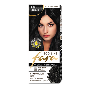Краска для волос ФАРА Eco Line 1.0 черный