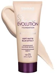 LuxVisage Крем тональный Skin Evolution soft matte blur effect 05 ultra light/4шт