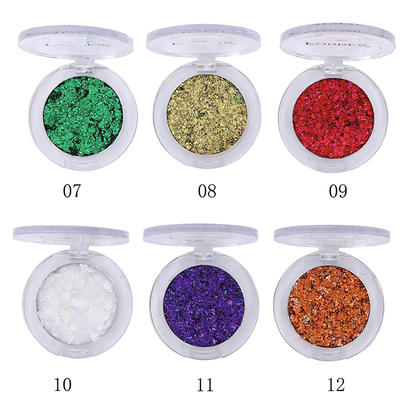 Farres Тени для век 1251 "Glitter" тон 7 зелёный