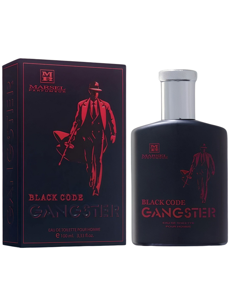 GANGSTER BLACK CODE  туал.вода муж 100