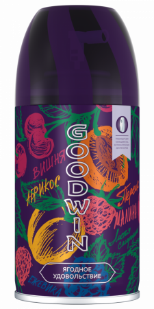 Освежитель GOODWIN (СМЕННЫЙ БЛОК) 250мл Ягодное удовольствие /12шт в кор
