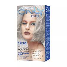 ESTEL ONLY  Стойкая краска-гель д/волос 10/18 светл. блон. пепел.-жемчуж.