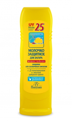 Ф Молочко для загара SPF 25 125мл.