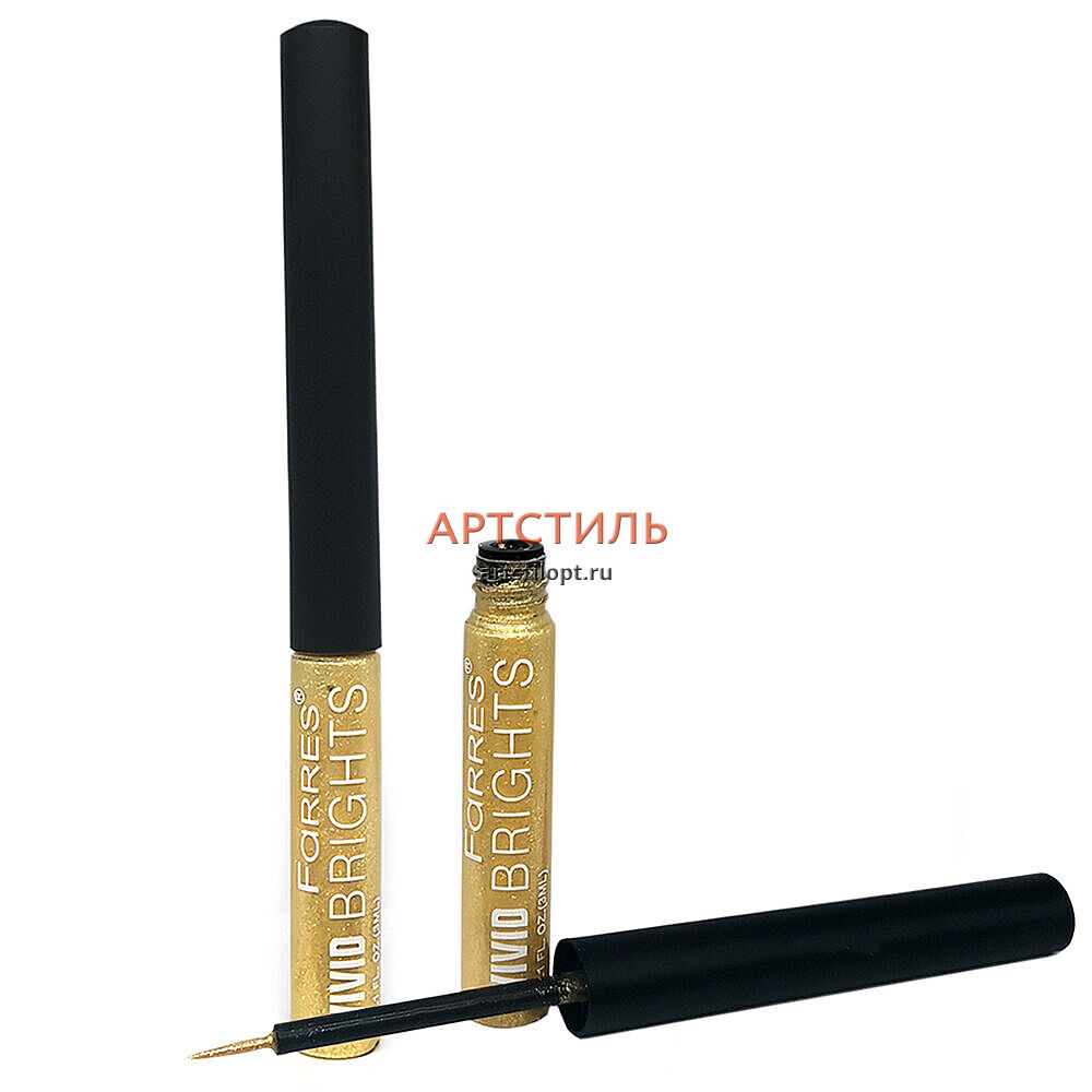 Farres Подводка д/глаз цветная Vivid Brights" 8017-24 золотой шиммер