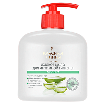 Кр.линия Мыло жидкое д/интимной гигиены Алое Вера 250+50мл.