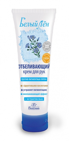 Ф Белый лён Отбелив.крем д/рук прот.пятен с омол эф. 100мл