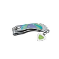 ELLIS Клиппер RI 040 фигурный с брелком, пилка с лазер.насеч. 6см