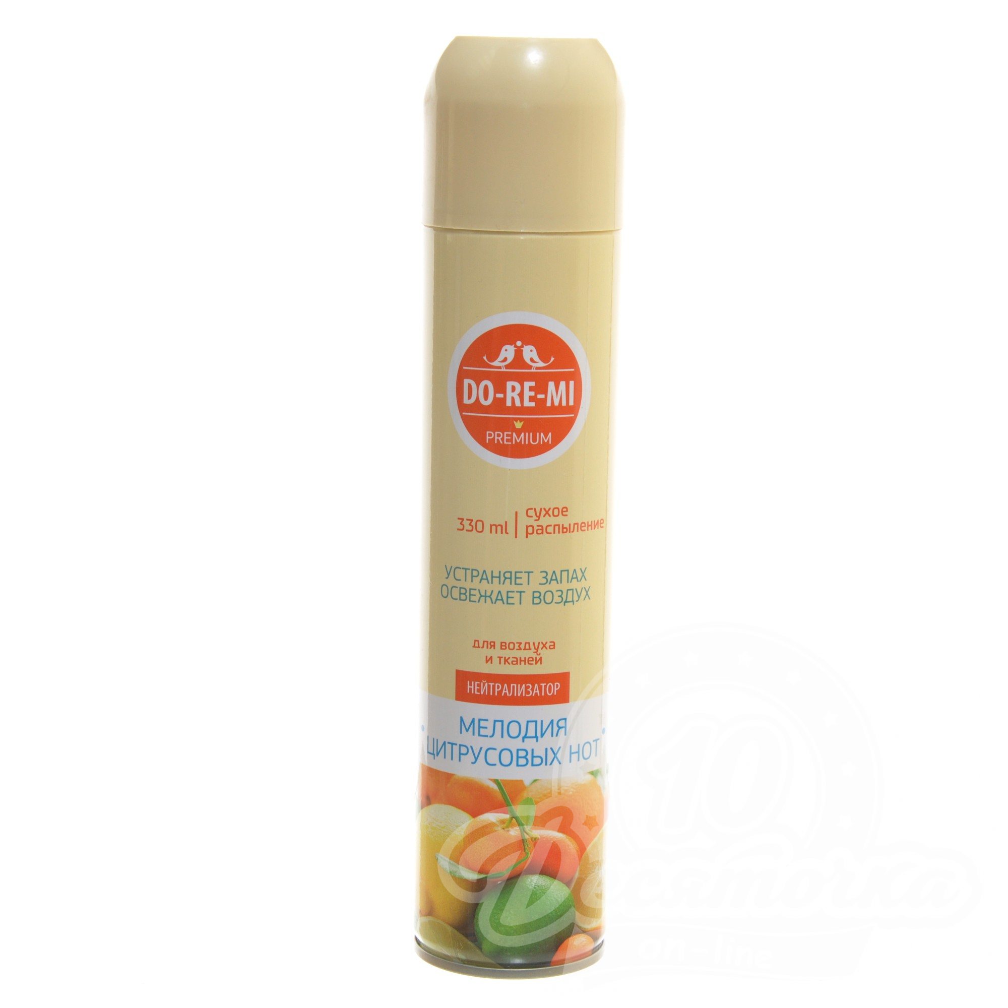 Нейтрализатор запаха До-ре-ми Премиум Мелодия цитрусовых нот 330мл /12шт в кор