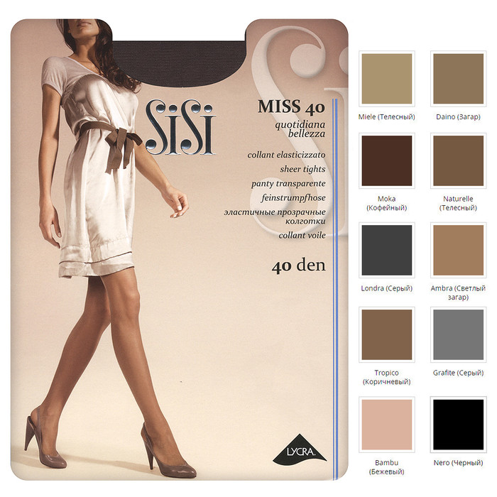 SISI Колготки MISS 40  nero-3