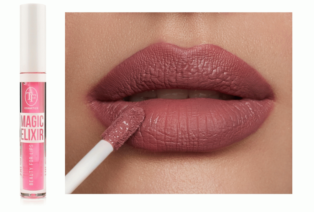 ТF Суперстойкая жидкая матовая помада д/губ MAGIC ELIXIR, тон 096 холодный розовый