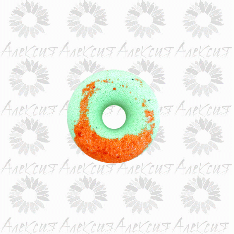 КМ Гейзер для ванны 140г Персиковый пончик с киви